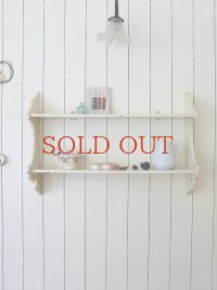 フランス ペイントとデザインが かわいい木製シェルフ   20%OFF 