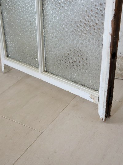 画像6: イギリス デージーガラスがかわいい 木製格子窓   20%OFF 