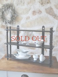 フランス ブラックフレンチシェルフ  20%OFF 