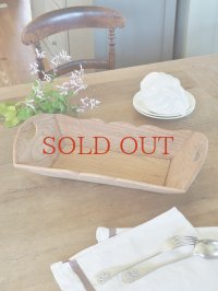 フランス デザインがかわいい 木製トレイ