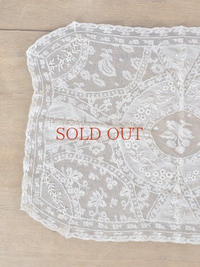 画像2: フランス フィレレースの テーブルクロス  20%OFF 