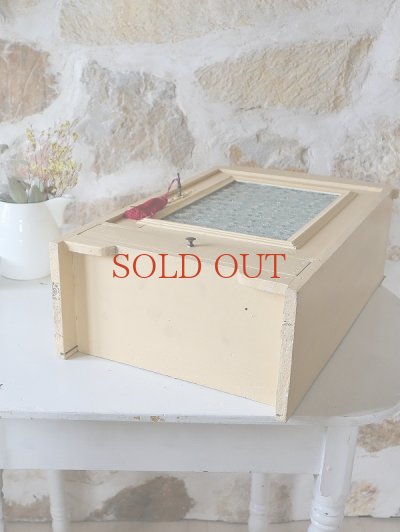 画像16: フランス デージーガラスがかわいい ウォールキャビネット