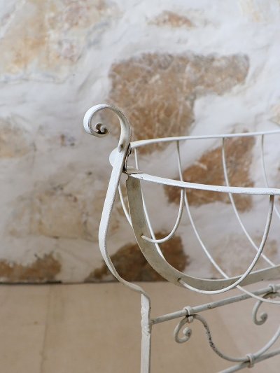 画像8: フランス アイアン製ゆりかご ドールベッド   20%OFF 