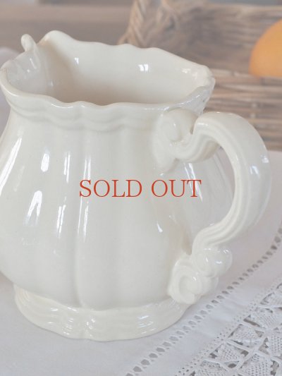 画像8: フランス サルグミンヌ製 花リムクリーマー