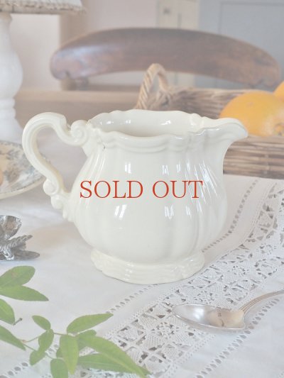 画像5: フランス サルグミンヌ製 花リムクリーマー