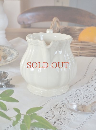 画像4: フランス サルグミンヌ製 花リムクリーマー