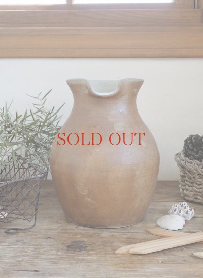 画像5: フランス 素朴な陶器製ピッチャー