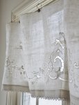 画像7: フランス 刺繍がかわいい カフェカーテン