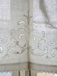 画像4: フランス 刺繍がかわいい カフェカーテン