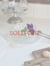 カットが綺麗な ガラスボウル&トレイ