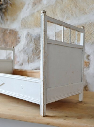 画像13: フランス 木製ドールベッド   10%OFF 