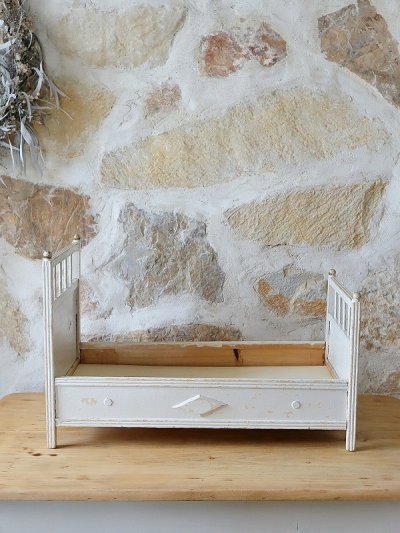 画像8: フランス 木製ドールベッド   10%OFF 