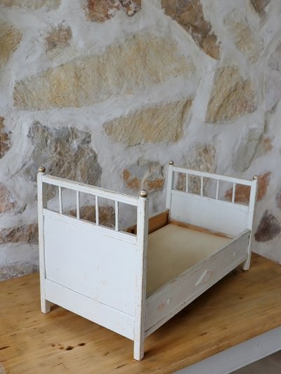 画像9: フランス 木製ドールベッド   10%OFF 