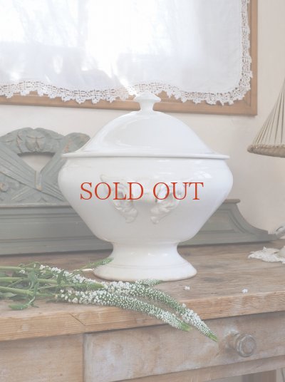 画像8: フランス DIGOIN&SURREGUEMINES製 １９００年前後の陶器製 スーピエール