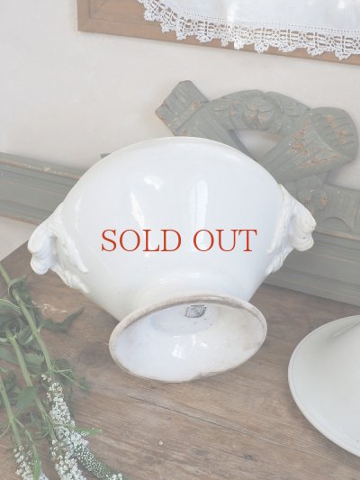 画像14: フランス DIGOIN&SURREGUEMINES製 １９００年前後の陶器製 スーピエール