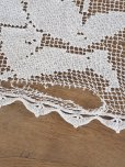 画像8: フランス エンジェルがかわいい フィレレース テーブルセンター