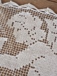 画像5: フランス エンジェルがかわいい フィレレース テーブルセンター
