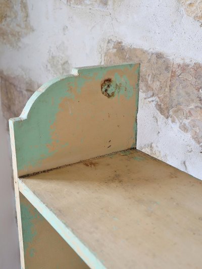 画像4: フランス ペイントがかわいい 素朴なビッグシェルフ