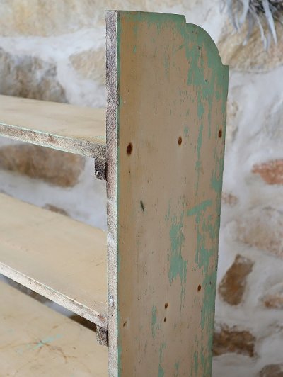 画像12: フランス ペイントがかわいい 素朴なビッグシェルフ