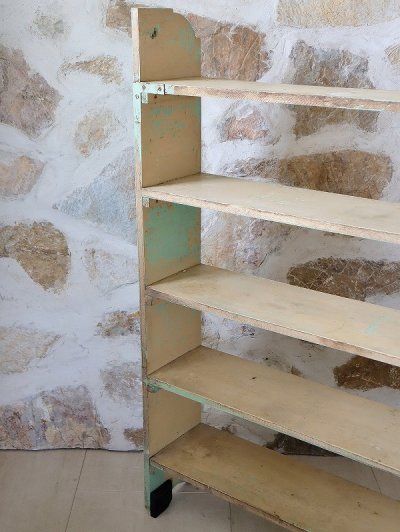 画像14: フランス ペイントがかわいい 素朴なビッグシェルフ