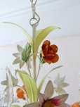 画像6: フランス 2種類のお花がかわいい アイアンシャンデリア  10%OFF 