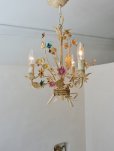 画像9: フランス シャビーでかわいい アイアンシャンデリア