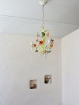 画像3: フランス 2種類のお花がかわいい アイアンシャンデリア  10%OFF 