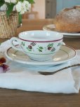 画像4: フランス ハンドペイントの お花模様がかわいい カップ＆ソーサー