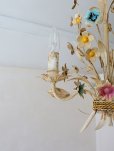 画像12: フランス シャビーでかわいい アイアンシャンデリア