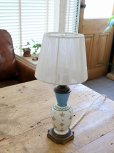 画像3: フランス 陶器の小花がかわいい テーブルランプ