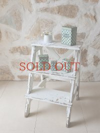 フランス シャビーな質感が素敵な 木製ラダー  10%OFF 