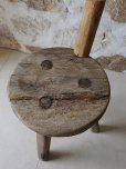 画像3: フランス 素朴なガーデン用スツール
