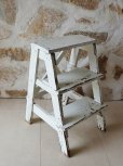 画像8: フランス シャビーな質感が素敵な 木製ラダー