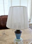 画像5: フランス 陶器の小花がかわいい テーブルランプ