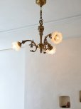 画像4: フランス 薔薇の３灯シャンデリア