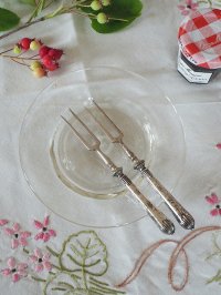 フランス シルバー製フォーク2本セット