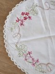 画像7: フランス 刺繍がかわいい テーブルクロス