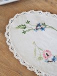 画像7: フランス 刺繍がかわいい テーブルクロス