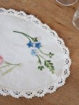 画像4: フランス 刺繍がかわいい テーブルクロス