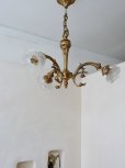 画像5: フランス 薔薇の３灯シャンデリア