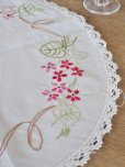 画像5: フランス 刺繍がかわいい テーブルクロス