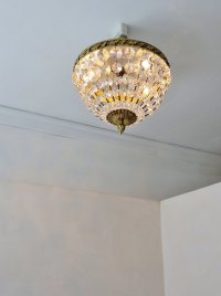 フランス クリスタルガラスが素敵なエンパイア シーリングライト