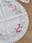 画像8: フランス 刺繍がかわいい テーブルクロス
