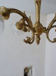 画像10: フランス 薔薇の３灯シャンデリア