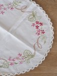 画像4: フランス 刺繍がかわいい テーブルクロス