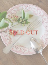 フランス イニシャルデザインが素敵な シルバー製 フォーク  10%OFF 