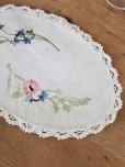 画像8: フランス 刺繍がかわいい テーブルクロス