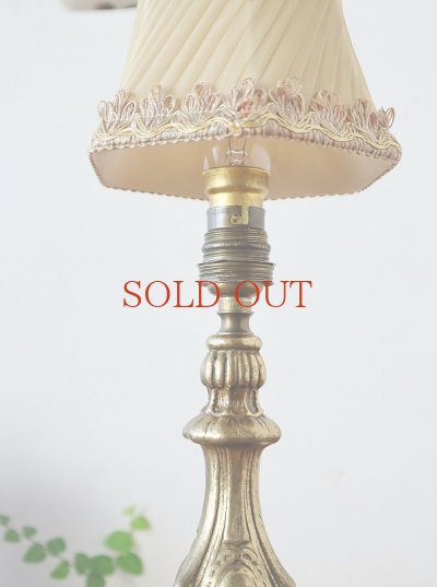 画像6: フランス 真鍮のデザインが大人っぽい テーブルランプ