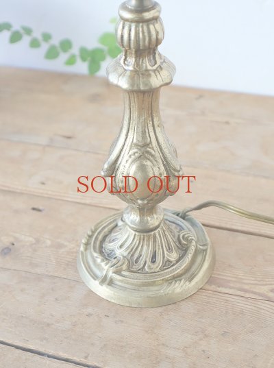 画像7: フランス 真鍮のデザインが大人っぽい テーブルランプ