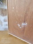 画像17: 脚のデザインがかわいい ホワイトキャビネット